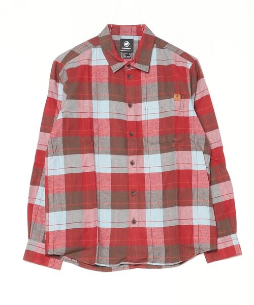 Mammut(マムート)の「トロバット ロングスリーブ シャツ アジアンフィット / Trovat Longsleeve Shirt AF Men(シャツ/ブラウス・メンズ・レッド系その他・MEDIUM/LARGE/X-LARGE)」の1枚目の写真