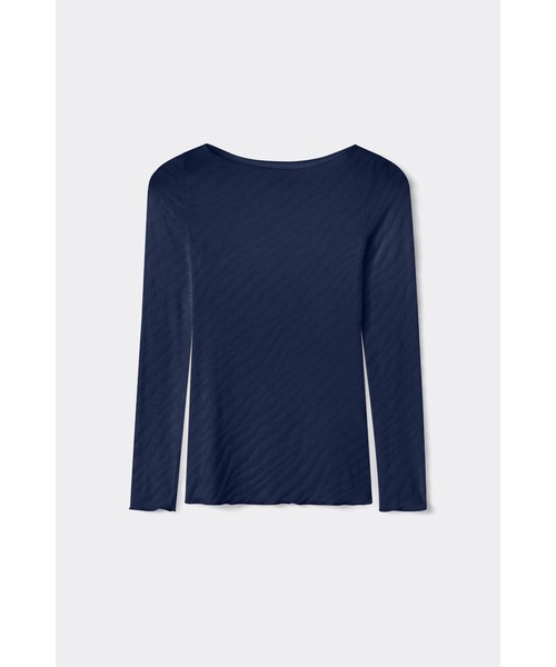 Intimissimi（インティミッシミ）の「ウルトラライトモダール＆カシミヤ ゼブラ柄 ニット（ニット/セーター・レディース・ブラック/アイボリー・L/M/S）」の15枚目の写真