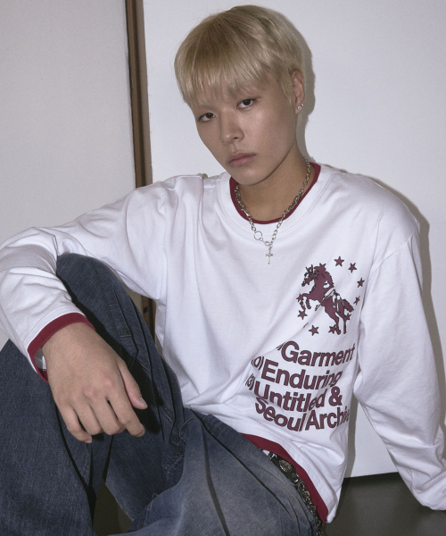 UNTITLED SEOUL(アンタイトル ソウル)の「ユニコーンタイポレイヤードロングスリーブホワイト(Tシャツ/カットソー・レディース・その他・LARGE/MEDIUM/SMALL)」の2枚目の写真