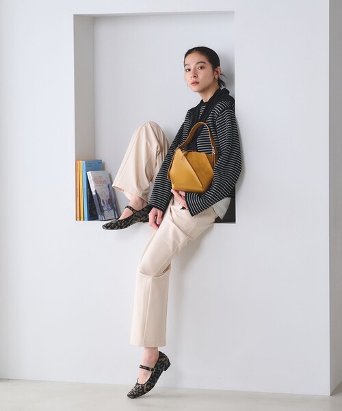 BEAUTY&YOUTH UNITED ARROWS(ビューティーアンドユースユナイテッドアローズ)の「スエード×レザー ネジリ ショルダーバッグ(ショルダーバッグ・レディース・マスタード/ダークブラウン・FREE)」の19枚目の写真
