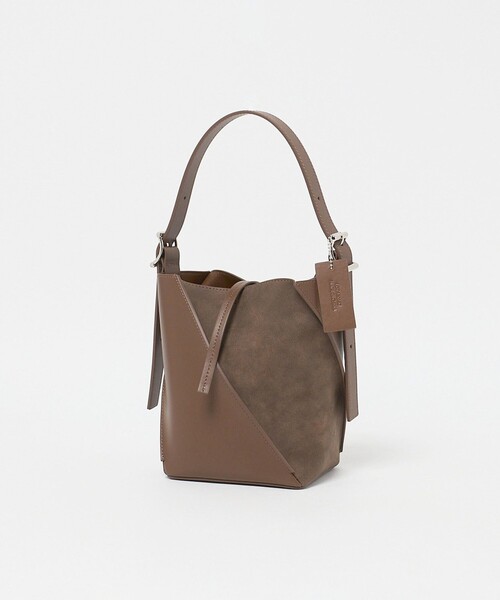 BEAUTY&YOUTH UNITED ARROWS(ビューティーアンドユースユナイテッドアローズ)の「スエード×レザー ネジリ ショルダーバッグ(ショルダーバッグ・レディース・マスタード/ダークブラウン・FREE)」の12枚目の写真