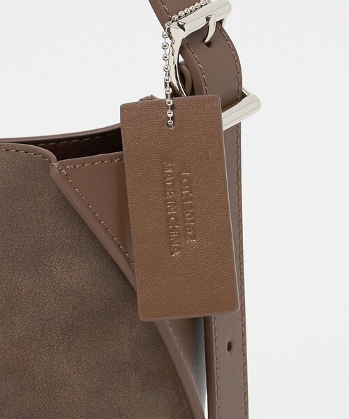 BEAUTY&YOUTH UNITED ARROWS(ビューティーアンドユースユナイテッドアローズ)の「スエード×レザー ネジリ ショルダーバッグ(ショルダーバッグ・レディース・マスタード/ダークブラウン・FREE)」の15枚目の写真