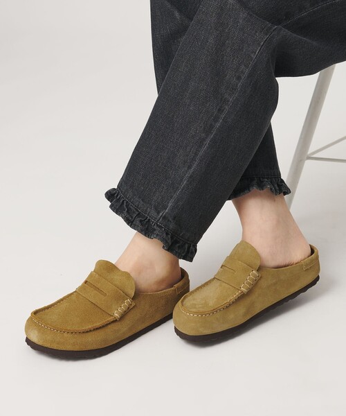 BIRKENSTOCK(ビルケンシュトック)の「【国内EXCLUSIVE】<BIRKENSTOCK>ネープルズ ラップ サンダル(サンダル・レディース・ネイビー/マスタード・36/37/38/39)」の4枚目の写真