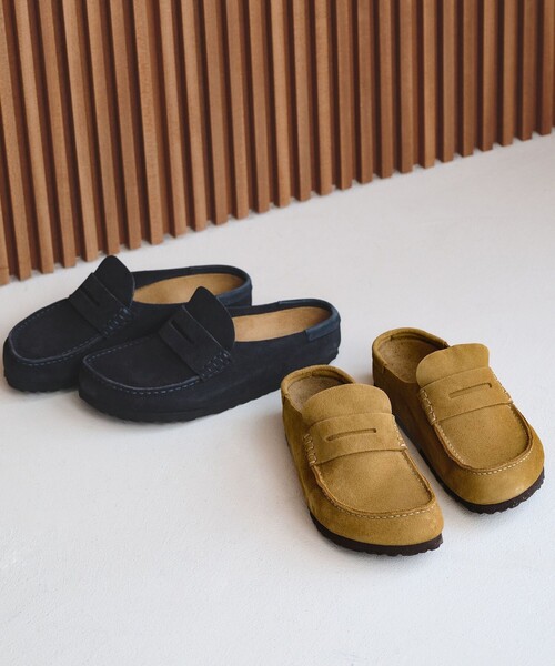 BIRKENSTOCK(ビルケンシュトック)の「【国内EXCLUSIVE】<BIRKENSTOCK>ネープルズ ラップ サンダル(サンダル・レディース・ネイビー/マスタード・36/37/38/39)」の9枚目の写真