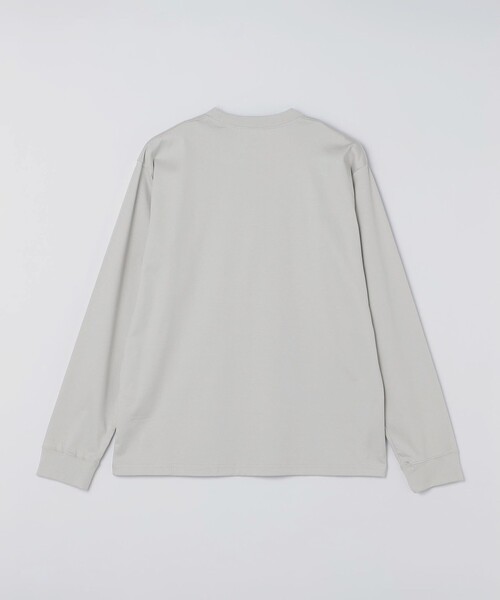 SHIPS Colors(シップス カラーズ)の「〈抗菌防臭・UVカット〉シルケット コットン クルーネック ロンT 2◇(Tシャツ/カットソー・メンズ・ブラック/ライトホワイト/ネイビー/グレー・SMALL/MEDIUM/LARGE/X-LARGE)」の9枚目の写真