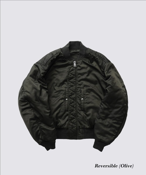 FIDELITY(フィデリティ)の「VINTAGE WASH MA-1 / MA-1 フライトジャケット(ミリタリージャケット・メンズ・ダークネイビー/オリーブ・MEDIUM/LARGE)」の7枚目の写真