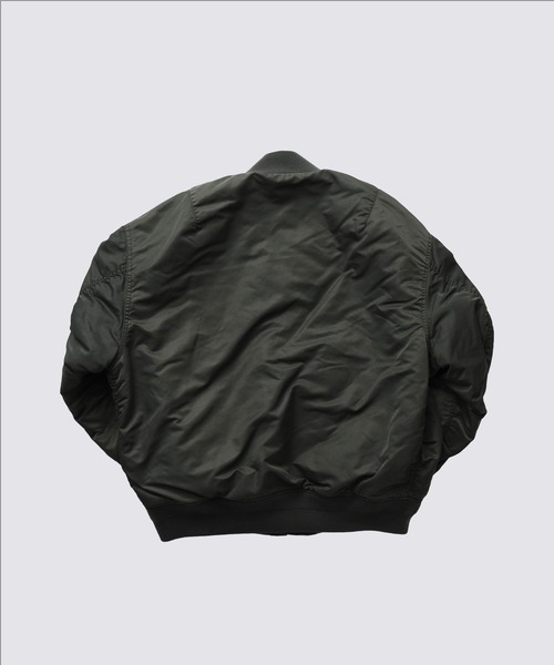 FIDELITY(フィデリティ)の「VINTAGE WASH MA-1 / MA-1 フライトジャケット(ミリタリージャケット・メンズ・ダークネイビー/オリーブ・MEDIUM/LARGE)」の3枚目の写真