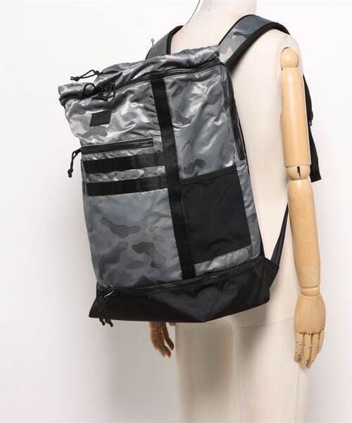 NEW ERA(ニューエラ)の「【NEW ERA/ニューエラ】ボックスパック ラージ 46L ジャカードカモ グレー(バックパック/リュック・メンズ・グレー・FREE)」の6枚目の写真