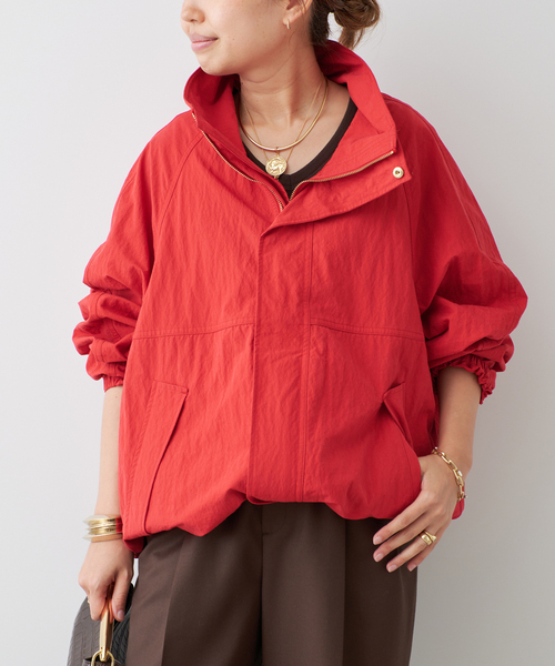 Deuxieme Classe(ドゥーズィエムクラス)の「WEATHER FULL ZIP ブルゾン(その他アウター・レディース・ベージュ/レッド/カーキ・FREE)」の3枚目の写真