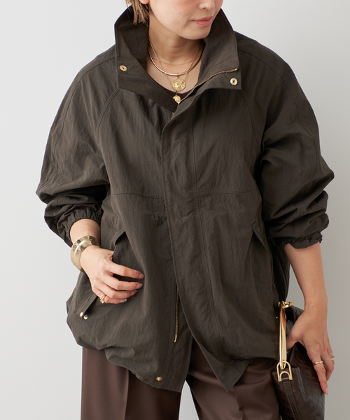 Deuxieme Classe(ドゥーズィエムクラス)の「WEATHER FULL ZIP ブルゾン(その他アウター・レディース・ベージュ/レッド/カーキ・FREE)」の2枚目の写真