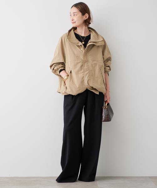 Deuxieme Classe(ドゥーズィエムクラス)の「WEATHER FULL ZIP ブルゾン(その他アウター・レディース・ベージュ/レッド/カーキ・FREE)」の4枚目の写真