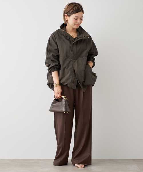 Deuxieme Classe(ドゥーズィエムクラス)の「WEATHER FULL ZIP ブルゾン(その他アウター・レディース・ベージュ/レッド/カーキ・FREE)」の5枚目の写真
