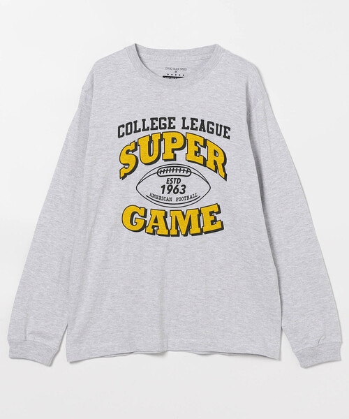 FREAK'S STORE(フリークスストア)の「GOOD ROCK SPEED/グッドロックスピード ロゴプリントロンT(Tシャツ/カットソー・レディース・ベージュ/ライトグレー/グリーン/オフホワイト/ブルー・フリ-)」の2枚目の写真