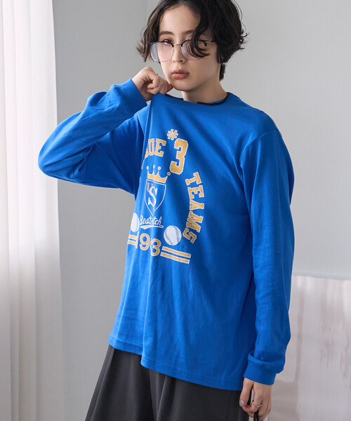 FREAK'S STORE(フリークスストア)の「GOOD ROCK SPEED/グッドロックスピード ロゴプリントロンT(Tシャツ/カットソー・レディース・ベージュ/ライトグレー/グリーン/オフホワイト/ブルー・フリ-)」の19枚目の写真