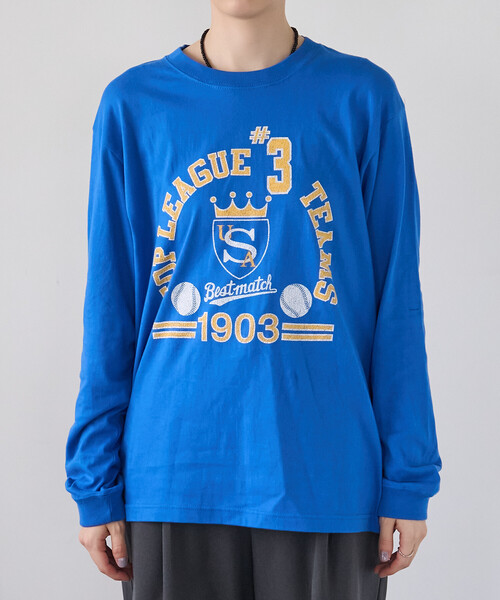 FREAK'S STORE(フリークスストア)の「GOOD ROCK SPEED/グッドロックスピード ロゴプリントロンT(Tシャツ/カットソー・レディース・ベージュ/ライトグレー/グリーン/オフホワイト/ブルー・フリ-)」の22枚目の写真