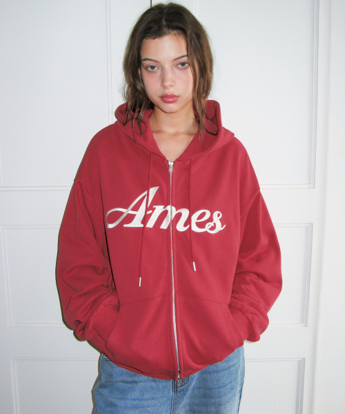 AMESWORLDWIDE(アメスワールドワイド)の「STANDARD LOGO HOODIE ZIP-UP RED(パーカー・レディース・その他・SMALL/MEDIUM)」の15枚目の写真