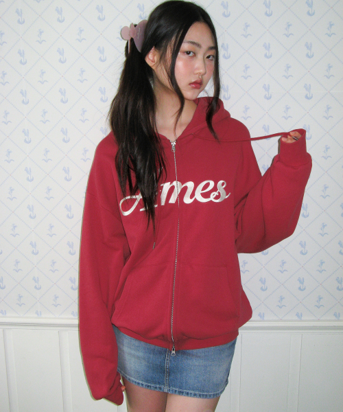 AMESWORLDWIDE(アメスワールドワイド)の「STANDARD LOGO HOODIE ZIP-UP RED(パーカー・レディース・その他・SMALL/MEDIUM)」の18枚目の写真