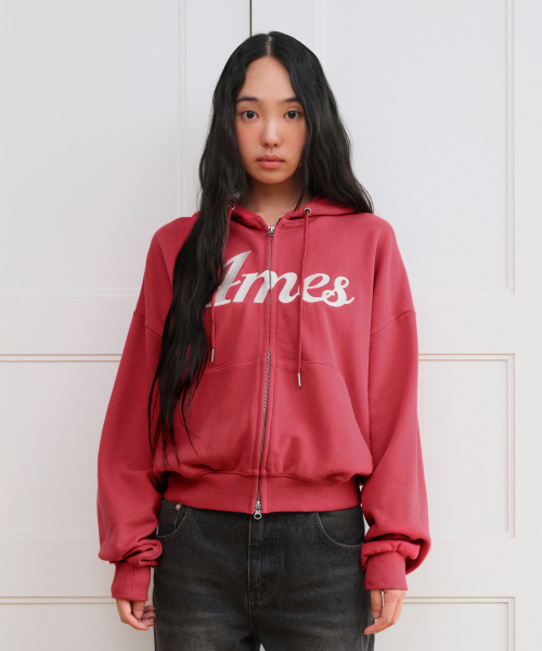 AMESWORLDWIDE(アメスワールドワイド)の「STANDARD LOGO HOODIE ZIP-UP RED(パーカー・レディース・その他・SMALL/MEDIUM)」の13枚目の写真