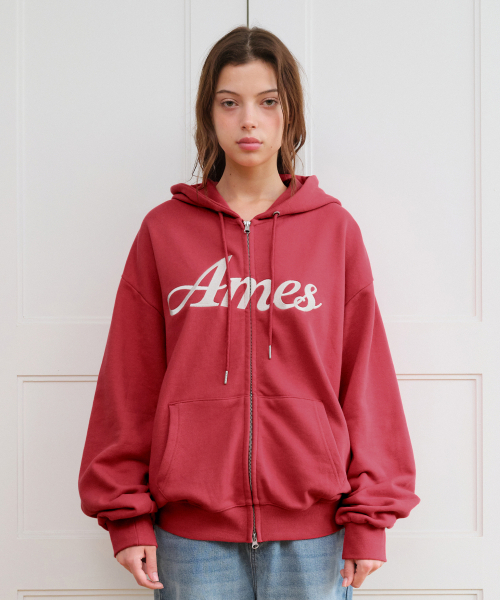 AMESWORLDWIDE(アメスワールドワイド)の「STANDARD LOGO HOODIE ZIP-UP RED(パーカー・レディース・その他・SMALL/MEDIUM)」の12枚目の写真