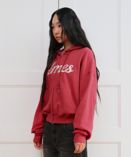 AMESWORLDWIDE(アメスワールドワイド)の「STANDARD LOGO HOODIE ZIP-UP RED(パーカー・レディース・その他・SMALL/MEDIUM)」の11枚目の写真