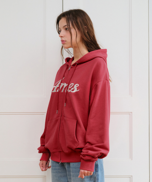 AMESWORLDWIDE(アメスワールドワイド)の「STANDARD LOGO HOODIE ZIP-UP RED(パーカー・レディース・その他・SMALL/MEDIUM)」の10枚目の写真