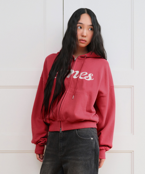 AMESWORLDWIDE(アメスワールドワイド)の「STANDARD LOGO HOODIE ZIP-UP RED(パーカー・レディース・その他・SMALL/MEDIUM)」の9枚目の写真