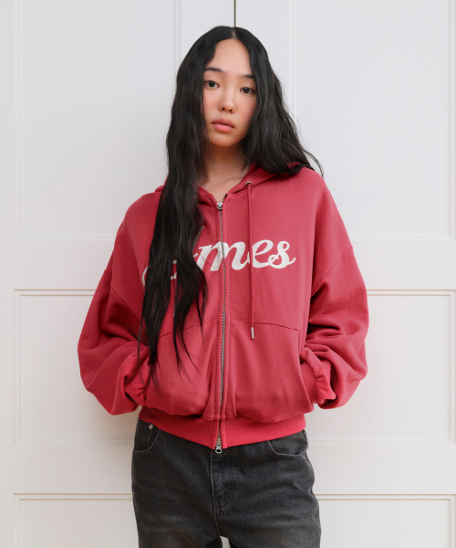 AMESWORLDWIDE(アメスワールドワイド)の「STANDARD LOGO HOODIE ZIP-UP RED(パーカー・レディース・その他・SMALL/MEDIUM)」の7枚目の写真