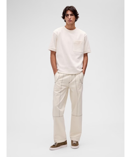 GapStudio(ギャップスタジオ)の「GapStudio エクストラヘビーウェイト ポケットTシャツ(Tシャツ/カットソー・メンズ・ホワイト・L/M/S/XS/XL)」の6枚目の写真