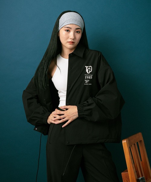 GLOBAL WORK（グローバルワーク）の「【Reebok】コーチジャケット/812676（ブルゾン・メンズ・ブラック/オフホワイト・X-LARGE/LARGE/SMALL/MEDIUM）」の2枚目の写真