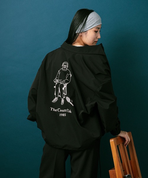 GLOBAL WORK（グローバルワーク）の「【Reebok】コーチジャケット/812676（ブルゾン・メンズ・ブラック/オフホワイト・X-LARGE/LARGE/SMALL/MEDIUM）」の18枚目の写真