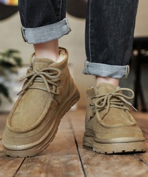WESTBOY（ウエストボーイ）の「3cm ユニセックス ハイソール 裏ボア モカシンブーツ WO26W9SH36（ブーツ）」