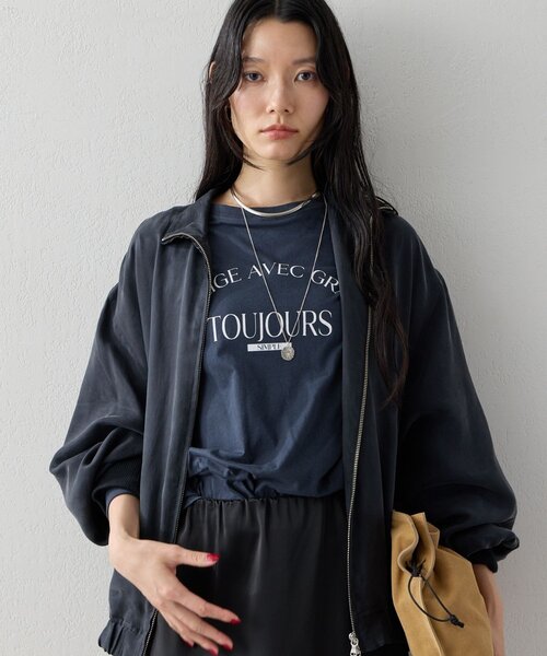 GALLARDAGALANTE(ガリャルダガランテ)の「【GOOD ROCK SPEED】ロングスリーブTee(Tシャツ/カットソー・レディース・ホワイト/ブラック・FREE)」の1枚目の写真