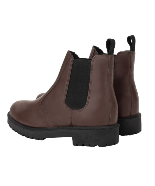 DIFFERSHOE（ディファーシュー）の「メンズ DPPR シークレット チェルシーブーツ 7CM ブラウン（ブーツ・メンズ・その他/ダークブラウン・FREE/25cm/26cm/27cm/28cm）」の4枚目の写真