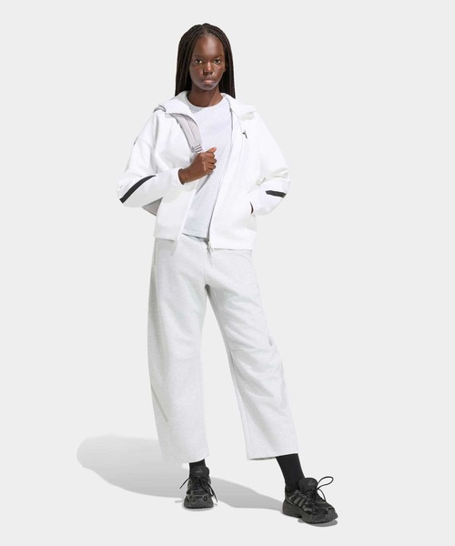 adidas（アディダス）の「アディダス Z.N.E. フルジップ パーカー / アディダス adidas（パーカー・レディース・ホワイト・SMALL/XX-LARGE/LARGE/MEDIUM/X-LARGE）」の5枚目の写真