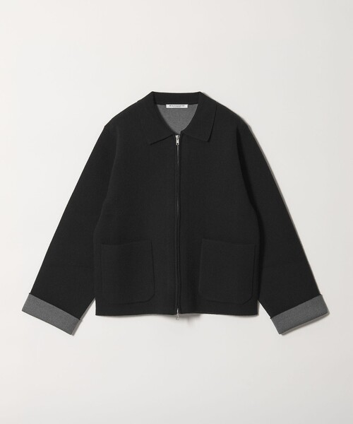 BEAUTY&YOUTH UNITED ARROWS(ビューティーアンドユースユナイテッドアローズ)の「【WEB限定 Wardrobe DAILY MINIMAL】バイカラー ジップ カーディガン(カーディガン/ボレロ・レディース・ブラック/ダークブラウン/ナチュラル・FREE)」の1枚目の写真