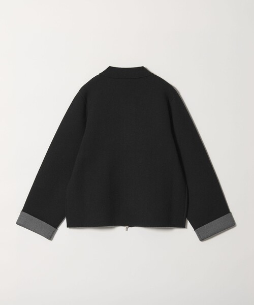 BEAUTY&YOUTH UNITED ARROWS(ビューティーアンドユースユナイテッドアローズ)の「【WEB限定 Wardrobe DAILY MINIMAL】バイカラー ジップ カーディガン(カーディガン/ボレロ・レディース・ブラック/ダークブラウン/ナチュラル・FREE)」の13枚目の写真