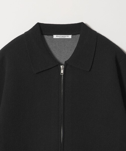 BEAUTY&YOUTH UNITED ARROWS(ビューティーアンドユースユナイテッドアローズ)の「【WEB限定 Wardrobe DAILY MINIMAL】バイカラー ジップ カーディガン(カーディガン/ボレロ・レディース・ブラック/ダークブラウン/ナチュラル・FREE)」の14枚目の写真