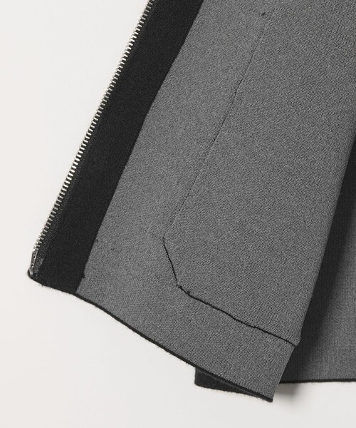 BEAUTY&YOUTH UNITED ARROWS(ビューティーアンドユースユナイテッドアローズ)の「【WEB限定 Wardrobe DAILY MINIMAL】バイカラー ジップ カーディガン(カーディガン/ボレロ・レディース・ブラック/ダークブラウン/ナチュラル・FREE)」の17枚目の写真