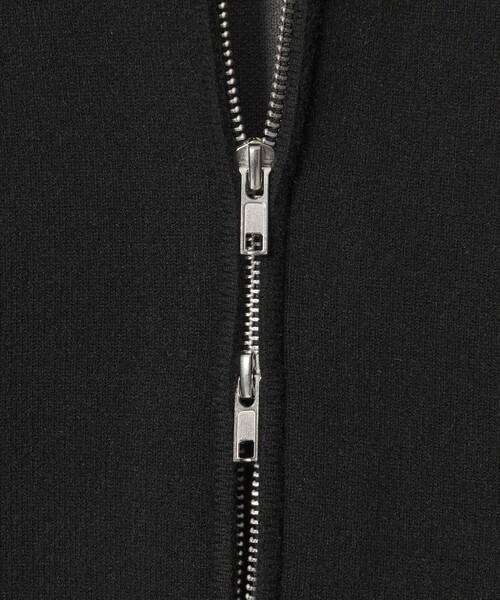 BEAUTY&YOUTH UNITED ARROWS(ビューティーアンドユースユナイテッドアローズ)の「【WEB限定 Wardrobe DAILY MINIMAL】バイカラー ジップ カーディガン(カーディガン/ボレロ・レディース・ブラック/ダークブラウン/ナチュラル・FREE)」の18枚目の写真