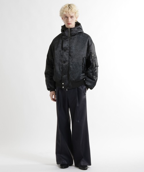 HARE(ハレ)の「エアサーマルコンパクトフードブルゾン(HARE)(ブルゾン・メンズ・ネイビー/グリーン/ブラック・SMALL/MEDIUM)」の11枚目の写真
