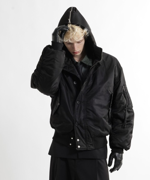 HARE(ハレ)の「エアサーマルコンパクトフードブルゾン(HARE)(ブルゾン・メンズ・ネイビー/グリーン/ブラック・SMALL/MEDIUM)」の22枚目の写真
