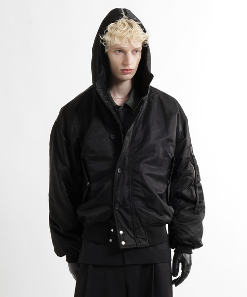 HARE(ハレ)の「エアサーマルコンパクトフードブルゾン(HARE)(ブルゾン・メンズ・ネイビー/グリーン/ブラック・SMALL/MEDIUM)」の21枚目の写真