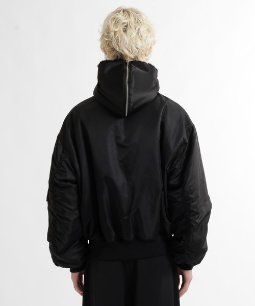 HARE(ハレ)の「エアサーマルコンパクトフードブルゾン(HARE)(ブルゾン・メンズ・ネイビー/グリーン/ブラック・SMALL/MEDIUM)」の15枚目の写真
