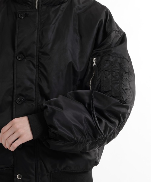 HARE(ハレ)の「エアサーマルコンパクトフードブルゾン(HARE)(ブルゾン・メンズ・ネイビー/グリーン/ブラック・SMALL/MEDIUM)」の13枚目の写真