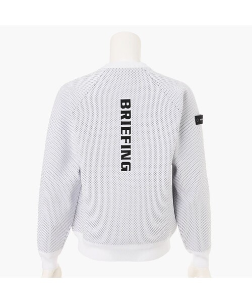 BRIEFING(ブリーフィング)の「【BRIEFING公式】MEN’S BIRDS EYE KNIT CREWNECK(ニット/軽量/遮熱/GOLF/ゴルフ)(ニット/セーター・メンズ・ブラウン系その他6/ホワイト/ネイビー/ブラック・M/L/XL/S)」の5枚目の写真