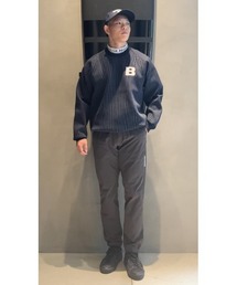 【BRIEFING公式】MEN’S BIRDS EYE KNIT CREWNECK(ニット/軽量/遮熱/GOLF/ゴルフ)