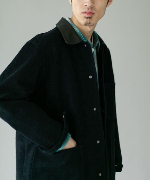 URBAN RESEARCH DOORS(アーバンリサーチドアーズ)の「インディゴモール ミドルワークジャケット(カバーオール・メンズ・オリーブ/ネイビー・LARGE/MEDIUM)」の12枚目の写真