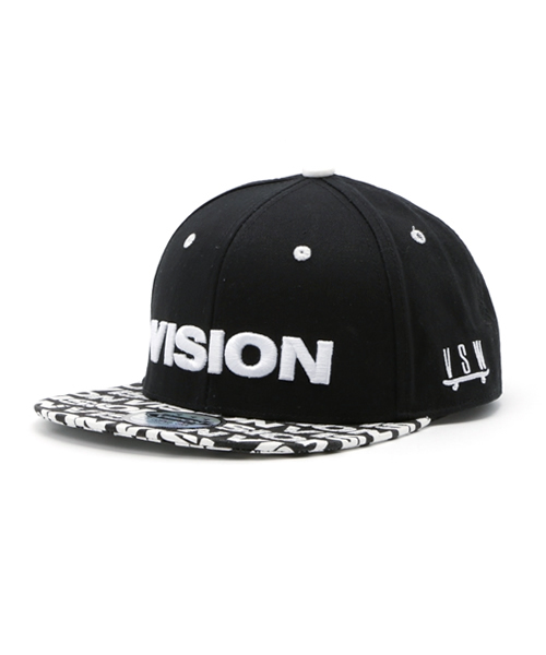 VENCEEXCHANGE（ヴァンスエクスチェンジ）の「Kids VISION刺繍ベースボールキャップ            （キャップ・キッズ・ブラック/ホワイト・FREE）」の2枚目の写真