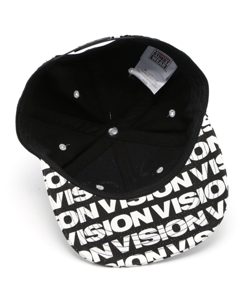 VENCEEXCHANGE（ヴァンスエクスチェンジ）の「Kids VISION刺繍ベースボールキャップ            （キャップ・キッズ・ブラック/ホワイト・FREE）」の5枚目の写真