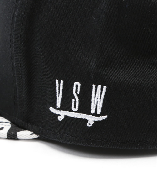 VENCEEXCHANGE（ヴァンスエクスチェンジ）の「Kids VISION刺繍ベースボールキャップ            （キャップ・キッズ・ブラック/ホワイト・FREE）」の7枚目の写真